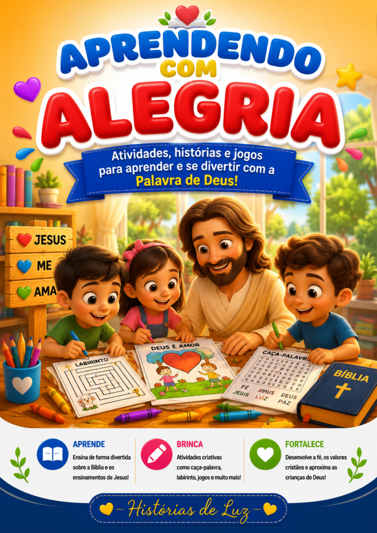 capa aprendendo com alegria